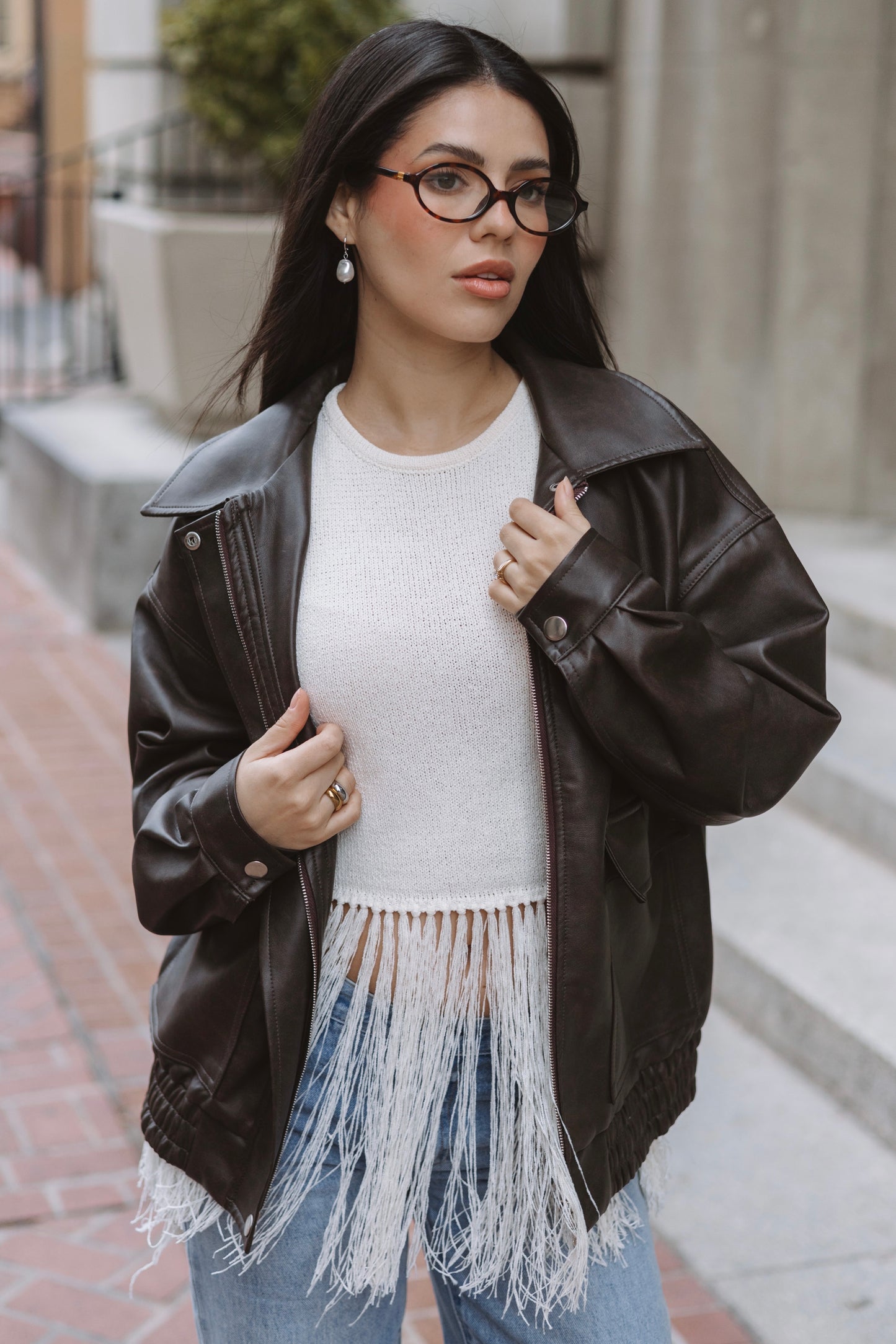 Divina Fringe Top