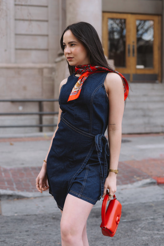 Nena Denim Romper
